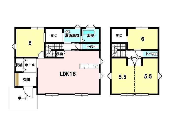 友田新築間取り図